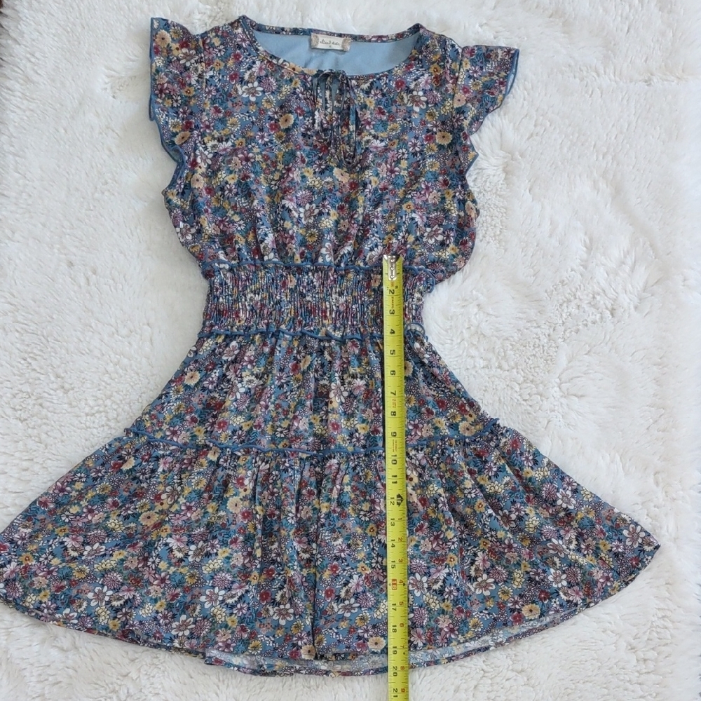 Altar'd State Floral Ruffle Sleeve Dress - Picture 12 of 15